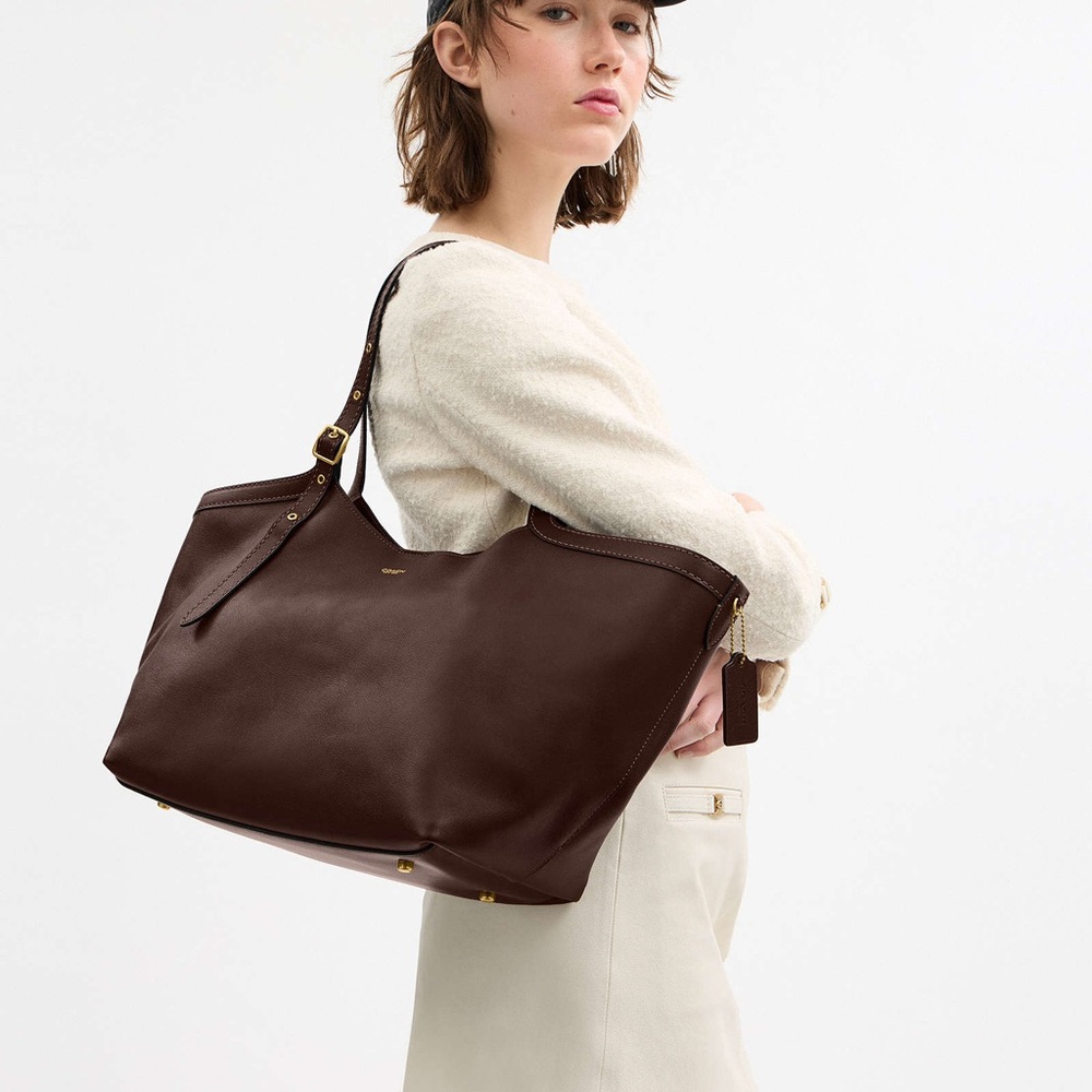 Coach Brown Leather Tote